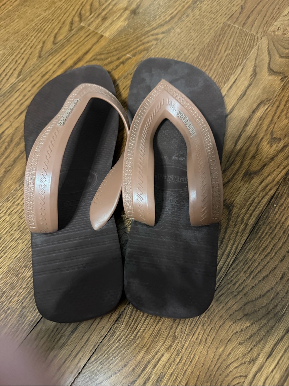 Havaianas Brown and Dark Brown Women's Flip Flop Sandals